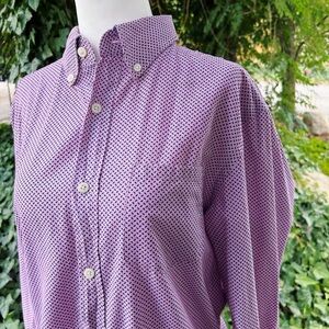 🍓SALE🍓Banana Republic Cool-Toned Pink & Blue Slim Fit Button-Down Shirt
